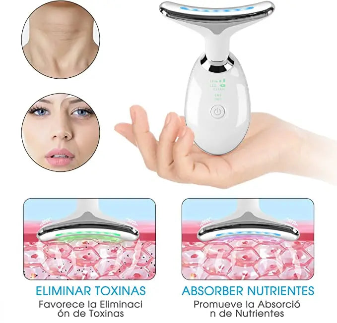 MASAJEADOR REJUVENECEDOR CUELLO-FACIAL ANTIARRUGAS