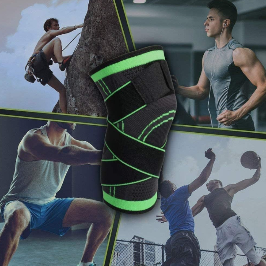 Rodillera de Compresión Elástica Ajustable - Protección Deportiva Profesional - Compre 1 y llévese 2