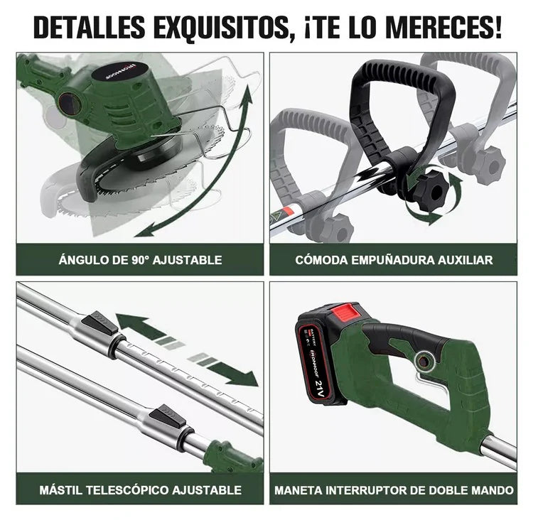 MAXCUT™ DESBROZADORA ELECTRICA 3 EN 1 - Mas ligera que nunca