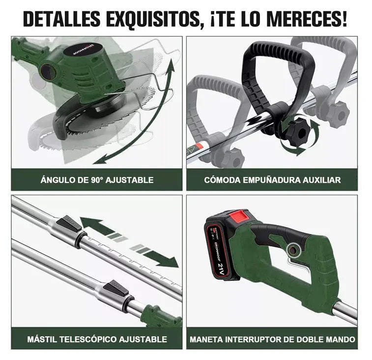 MAXCUT™ DESBROZADORA ELECTRICA 3 EN 1 - Mas ligera que nunca
