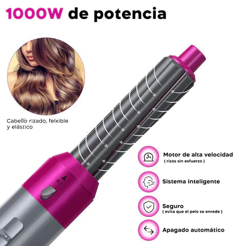 Cepillo Secador 5 en 1 Profesional Max®, Duración Prolongada