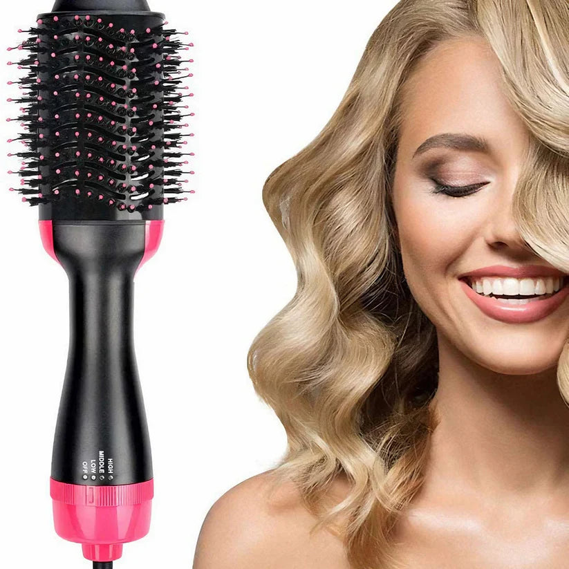 Cepillo Secador Voluminizador 3 en 1 Profesional Max®, Efecto Volumen de Salón