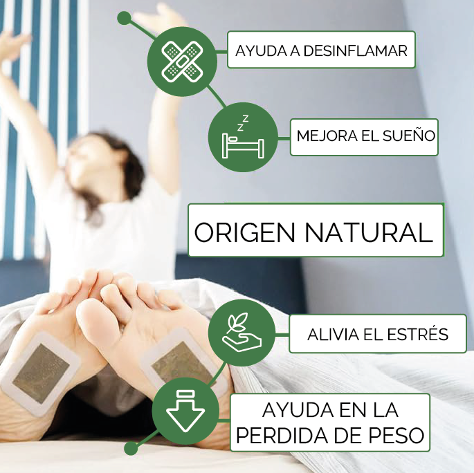 Parches Detox para Pies - Tu Solución Nocturna para una Vida Saludable