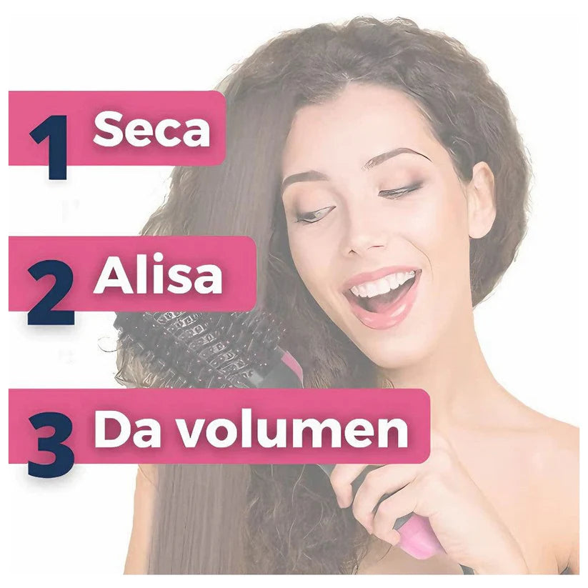 Cepillo Secador Voluminizador 3 en 1 Profesional Max® - Efecto Volumen de Salón