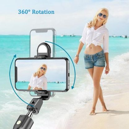Palo de Selfie Inalámbrico Bluetooth Con Luz, SELFIEPRO