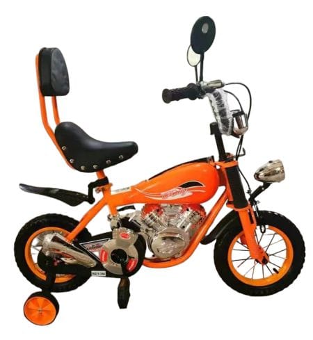 Bicicleta Tipo Moto con Sonido Rin 12 - Bicimoto para Bebés y Niños Pequeños