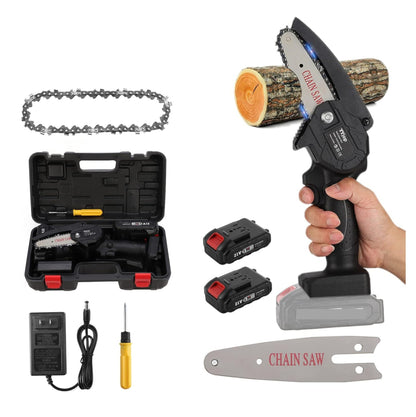 Mini Motosierra De Mano Portatil Recarga + BATERIA EXTRA + Regalos