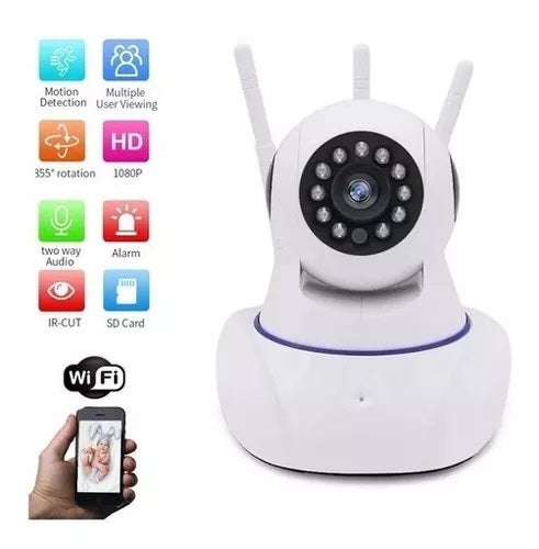 Cámara IP WiFi 2MP con Visión Nocturna - Vigilancia Inteligente Inalámbrica