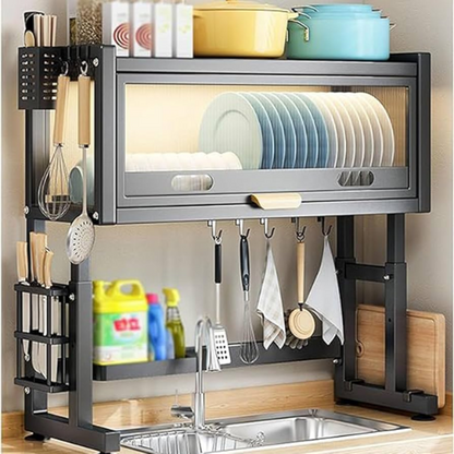 Escurridor de Platos MaxxKitchen™ con Tapa