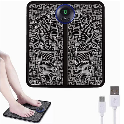 Masajeador de Pies EMS con Electroestimulación - Alivio del Dolor en 10 Minutos
