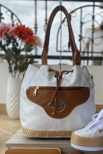 Bolso de Yute Artesanal - Cartera Ecológica Tejida a Mano para Mujer