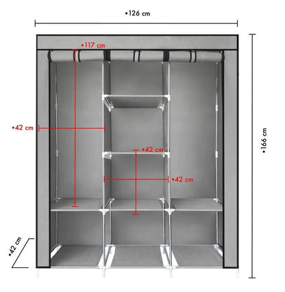 Armario 3 Puertas - Crea un ambiente más relajante para descansar