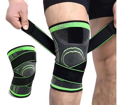 Rodillera de Compresión Elástica Ajustable - Protección Deportiva Profesional - Compre 1 y llévese 2