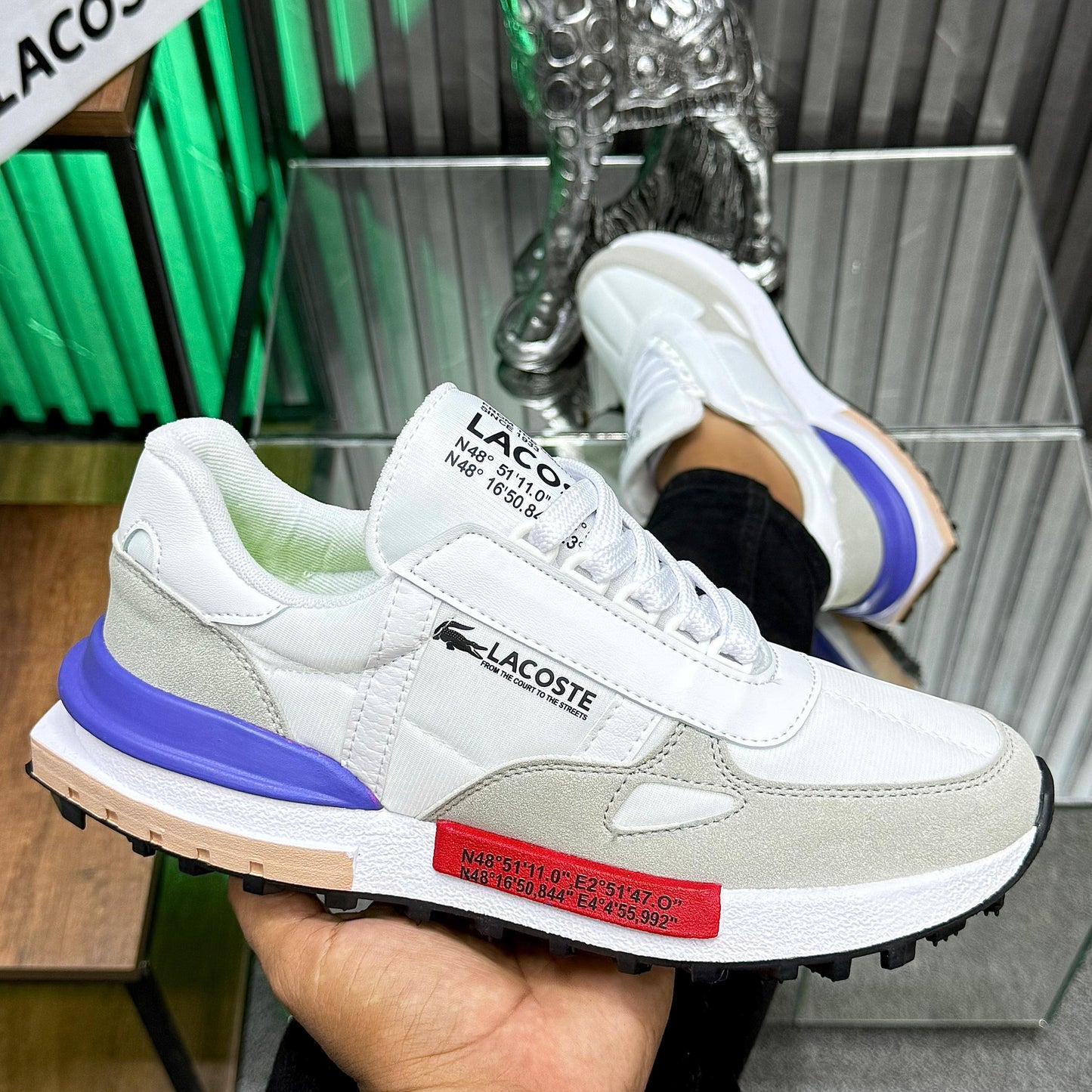 Tenis Lacoste Masculino - Casual Premium con Diseño Elegante y Suela Confortable