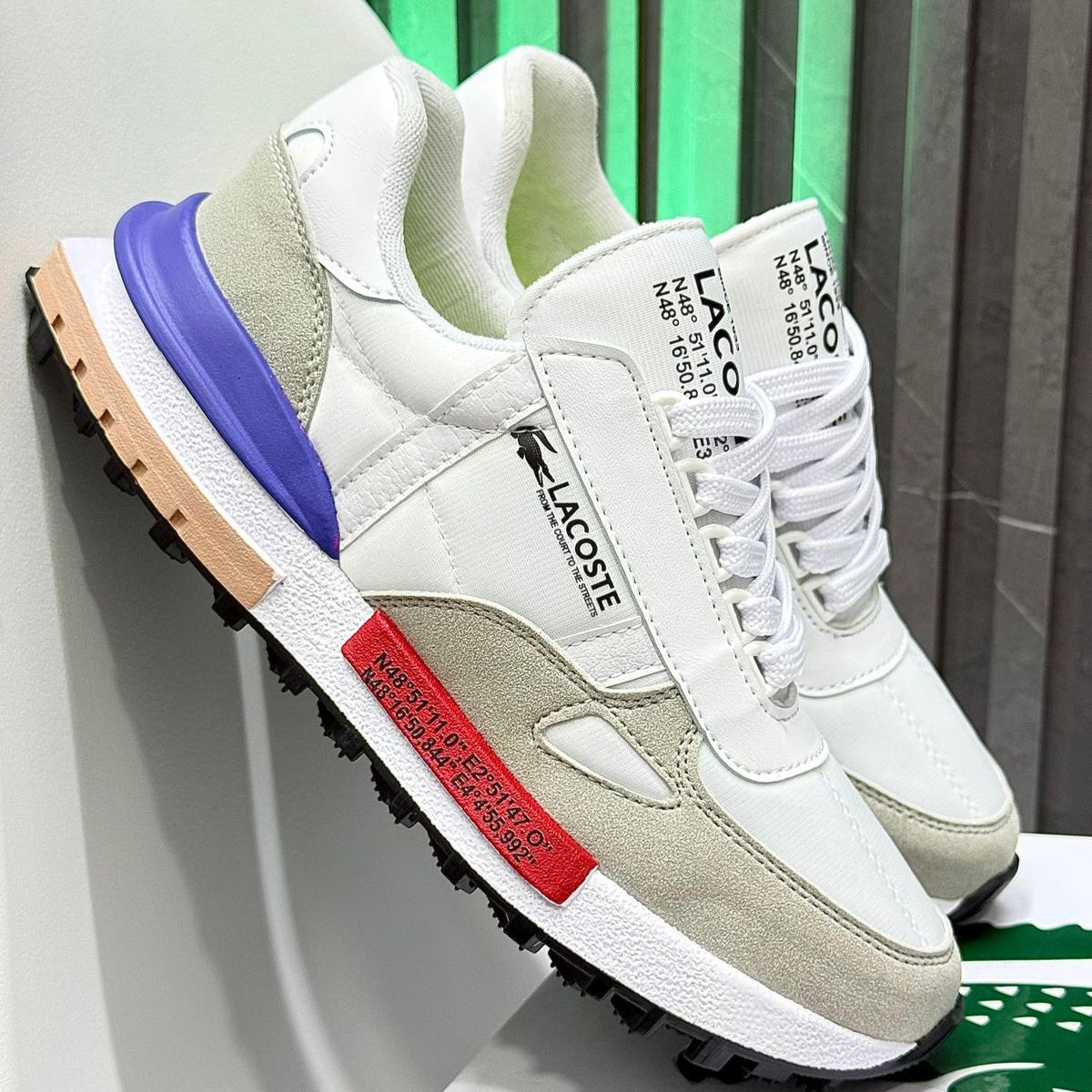 Tenis Lacoste Masculino - Casual Premium con Diseño Elegante y Suela Confortable