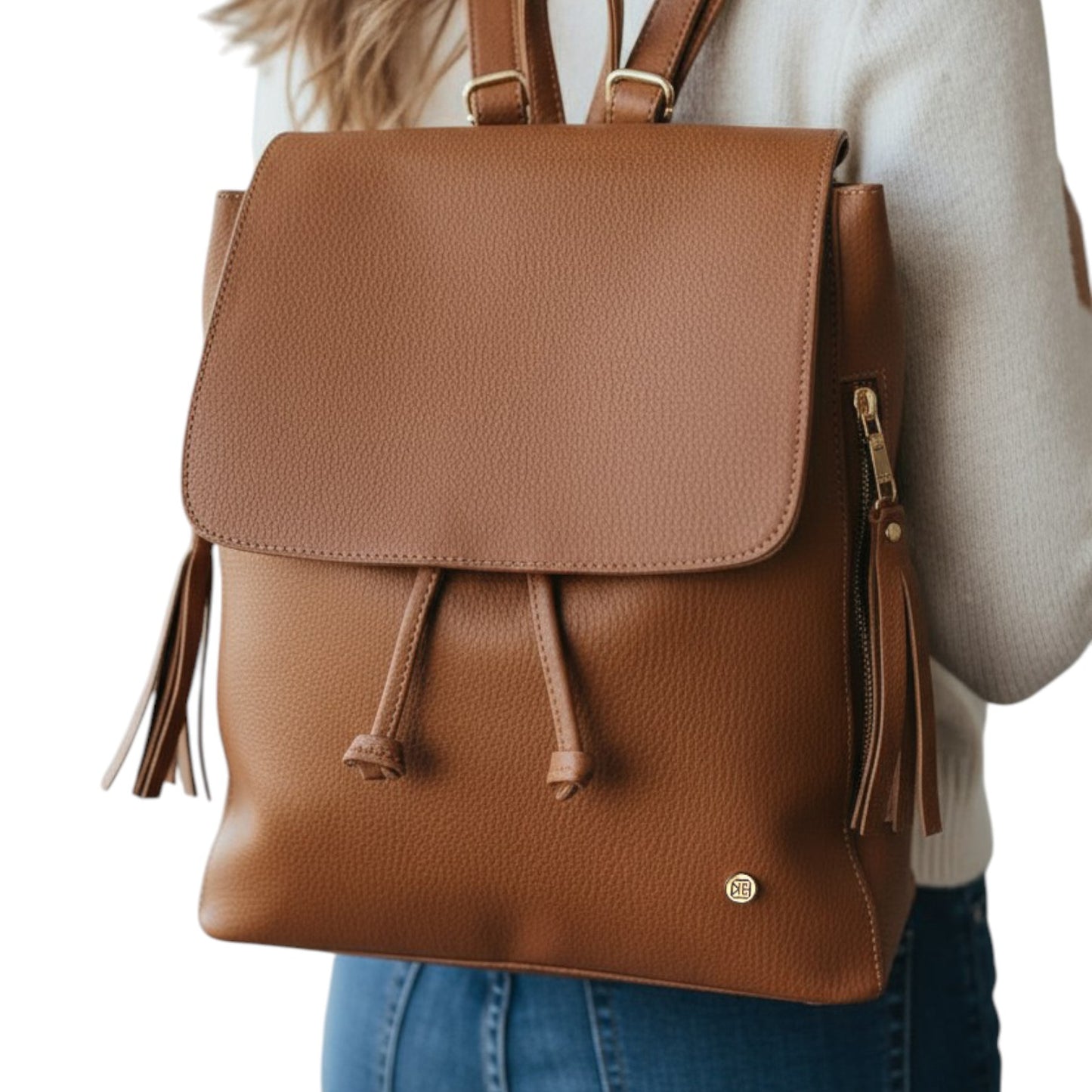 Morral Karla Chacón Pace - Sintético con Compartimientos Amplios y Correas Ajustables