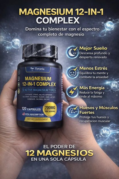 Totaria Magnesium 12 In 1 Complex X120