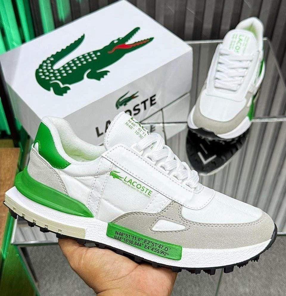 Tenis Lacoste Caballero - Casual Premium con Diseño Elegante y Suela Confortable