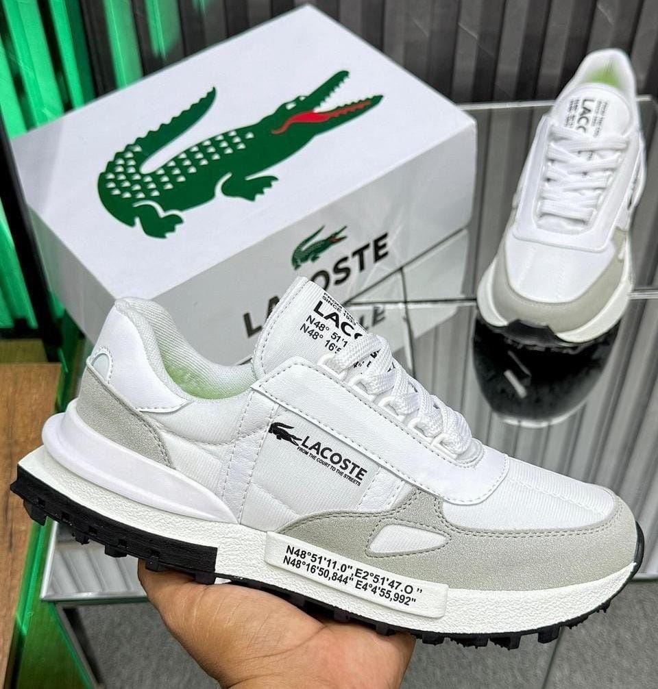 Tenis Lacoste Caballero - Casual Premium con Diseño Elegante y Suela Confortable