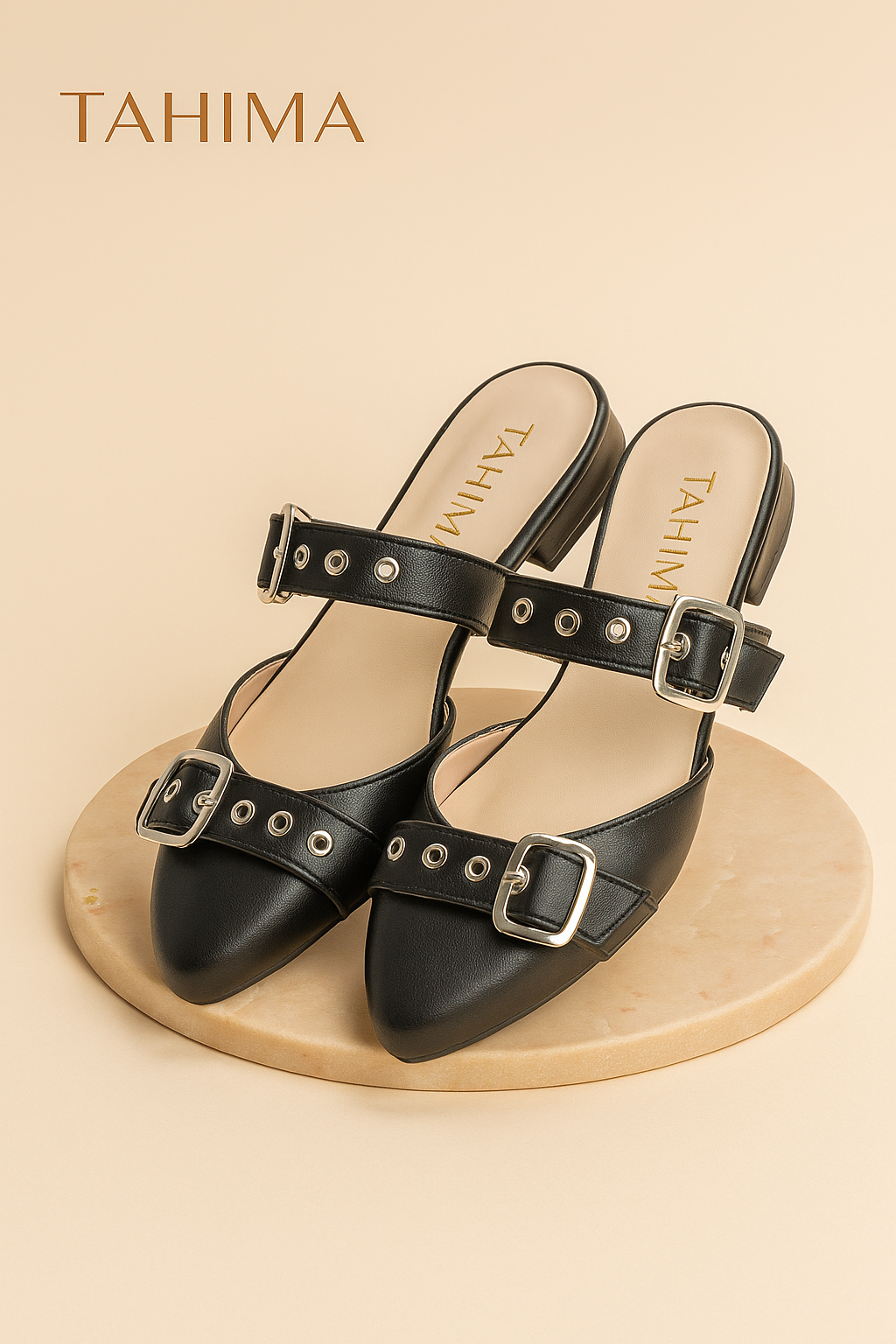 Baleta Plana Destalonada de Puntera Afilada REF TM01