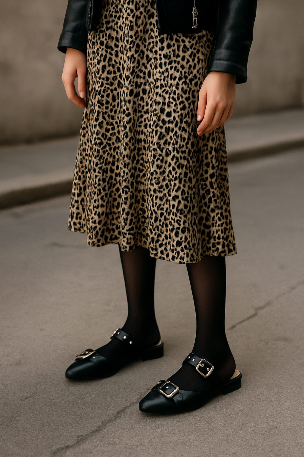 Baleta Plana Destalonada de Puntera Afilada REF TM01