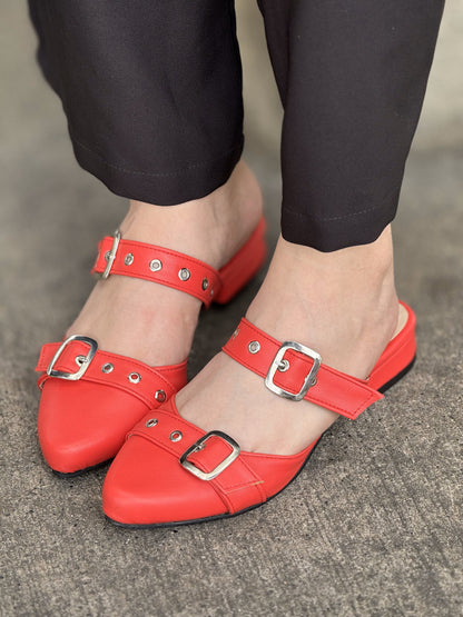 Baleta Plana Destalonada de Puntera Afilada REF TM01