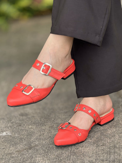 Baleta Plana Destalonada de Puntera Afilada REF TM01