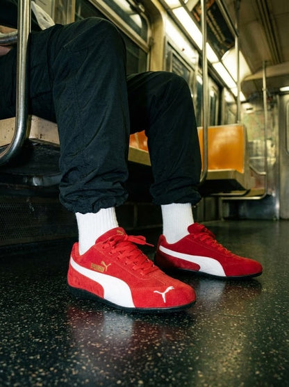 Tenis Puma Speedcat Unisex - Cuero Tipo Carnaza con Suela de Goma y Caja