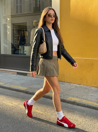 Tenis Puma Speedcat Unisex - Cuero Tipo Carnaza con Suela de Goma y Caja