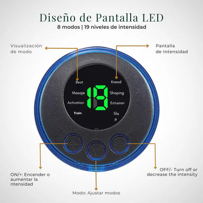Masajeador de Pies EMS con Electroestimulación - Alivio del Dolor en 10 Minutos