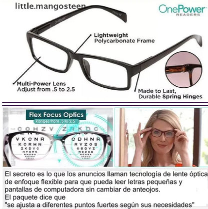 LENTES AUTO ENFOQUE ONE POWER