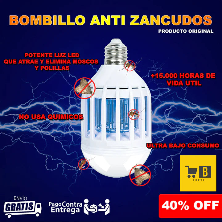 MAX LED™ BOMBILLO MATA ZANCUDOS ANTIMOSQUITOS